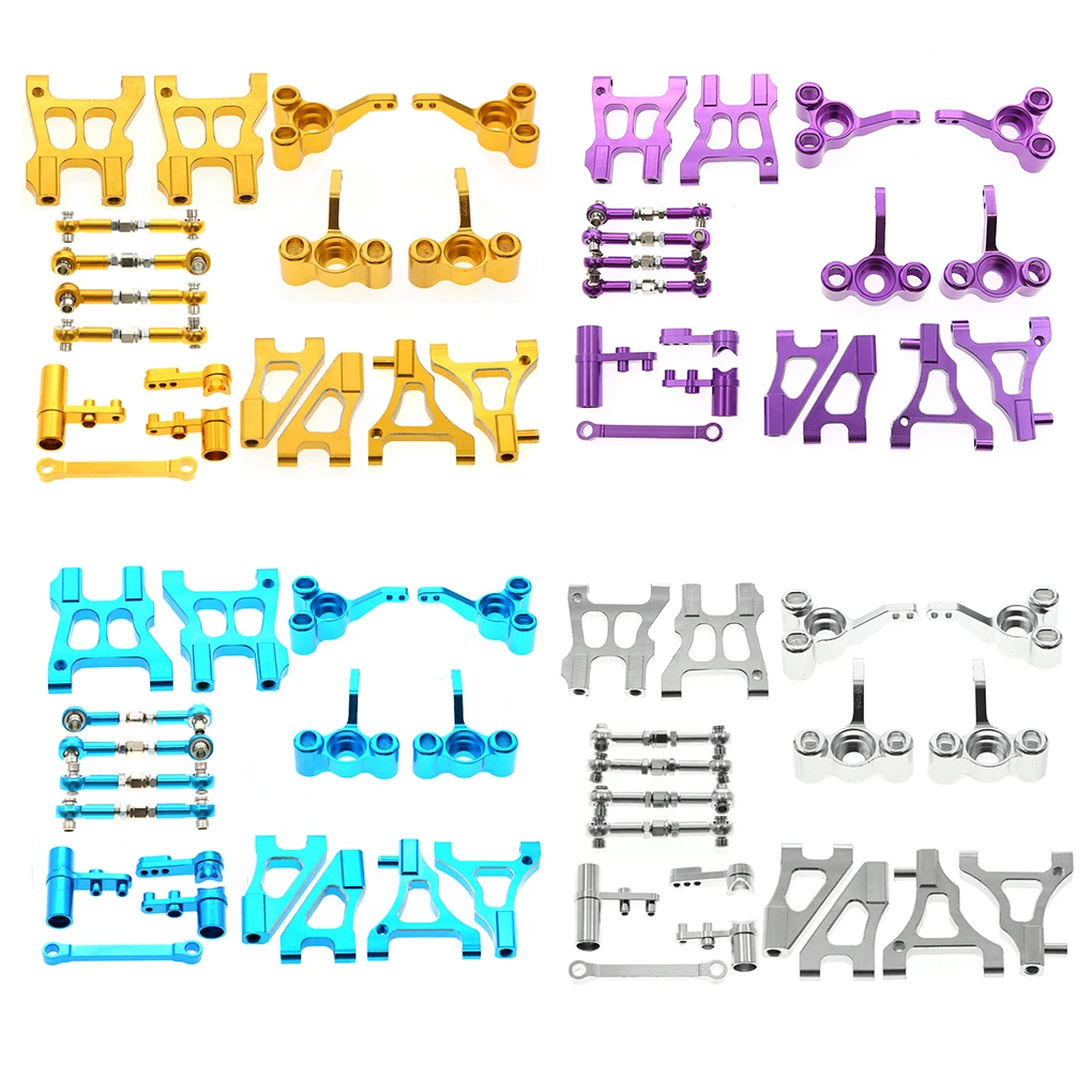 

Remote Control Upgrades Part Steering Knuckles Kit Link Rod Front Rear Spare Part Simulation Modification Accessories