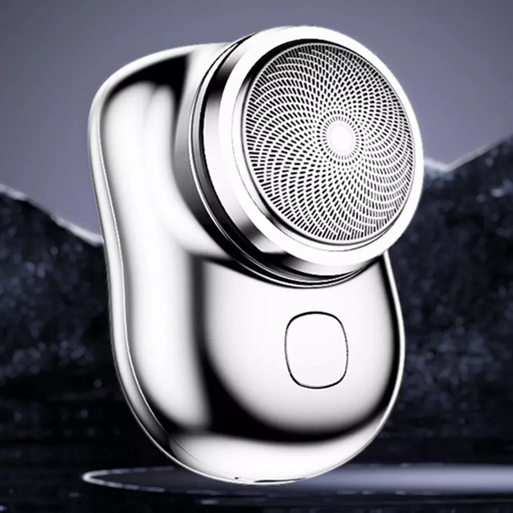 

NEW2023 Man Mini Beard Shaving Washable Beard Trimmer Shaving Machine Type-C Rechargeable Abrasion Resistance for Business Trip