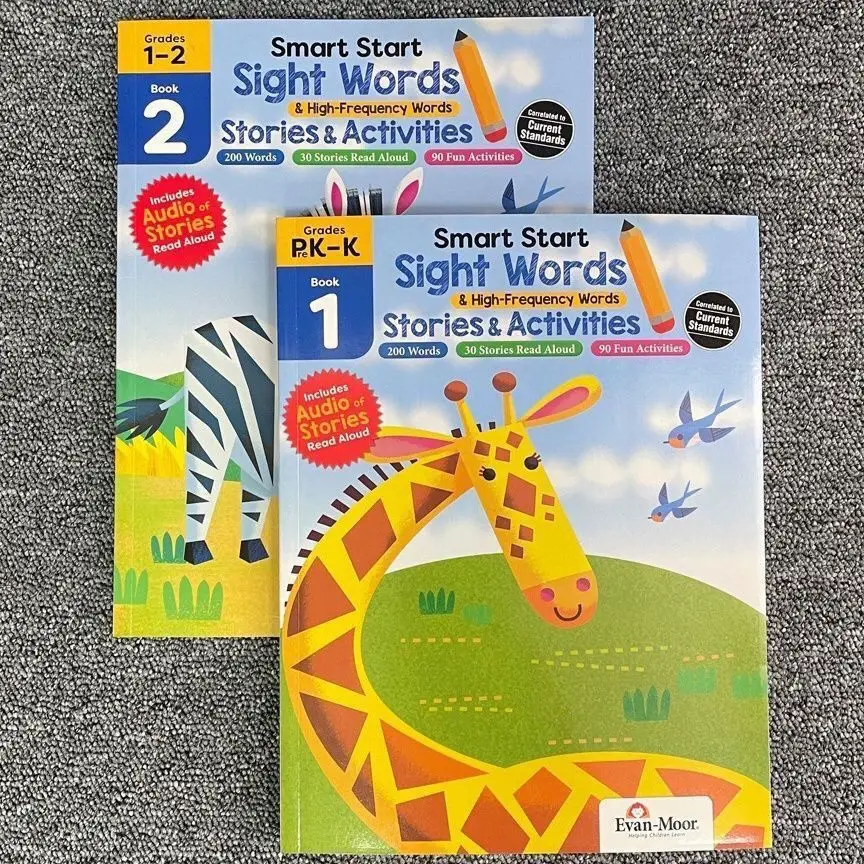

2 книги для детского сада, английская Рабочая книга SmartStart, общий словарный запас, набор из 2 детских садов до 2 классов книга