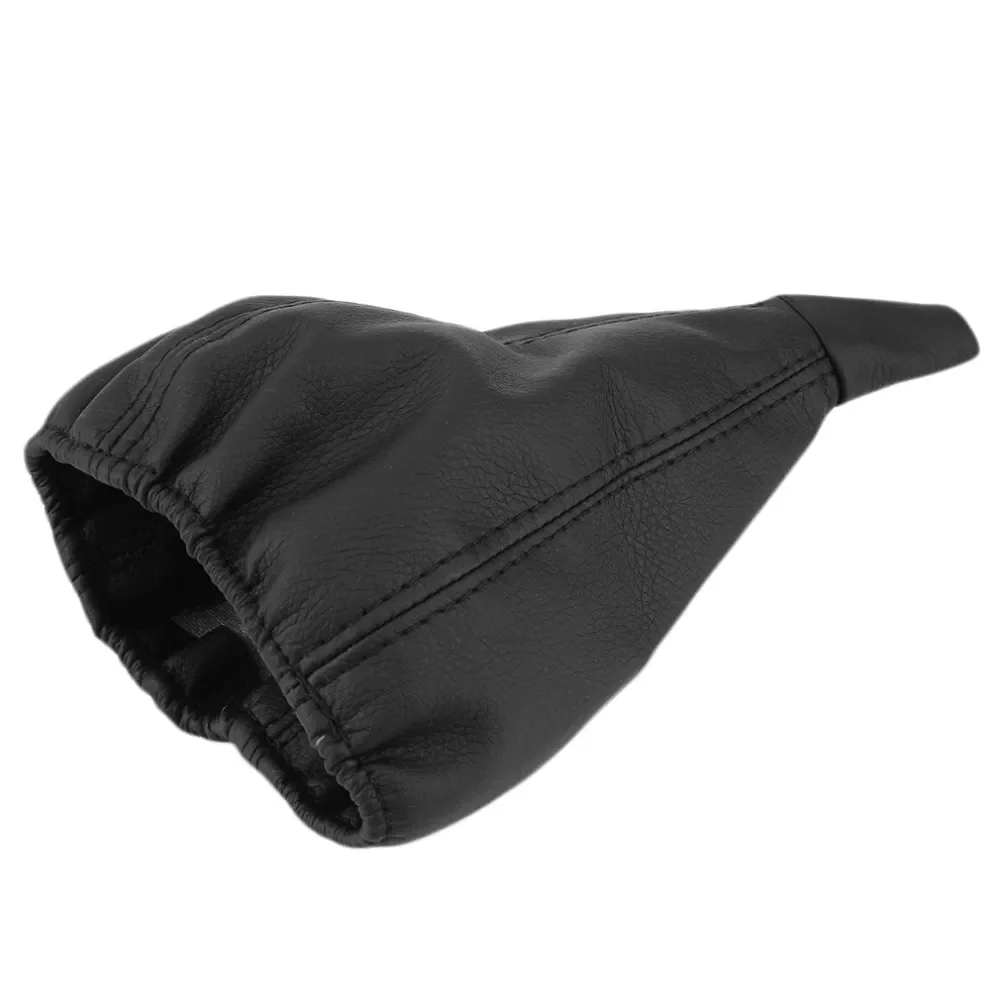 

Universal Black Car Gear Head Dust Cover Vehicle Leather Gear Shift Knob Boot for most car