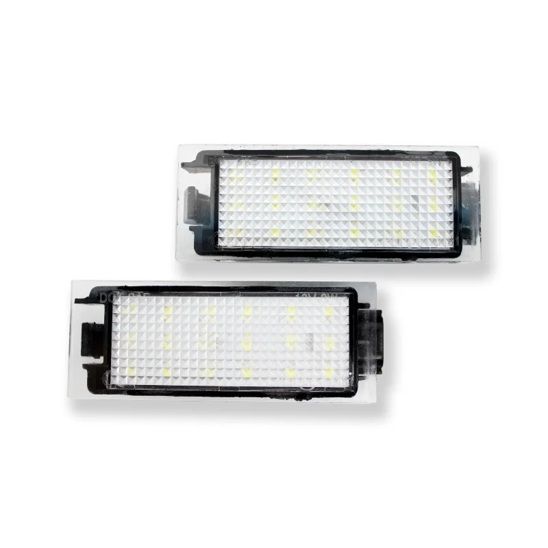 Светодиодная лампа номерного знака автомобиля Luz без ошибок для Renault Megane 3 Clio Laguna 2