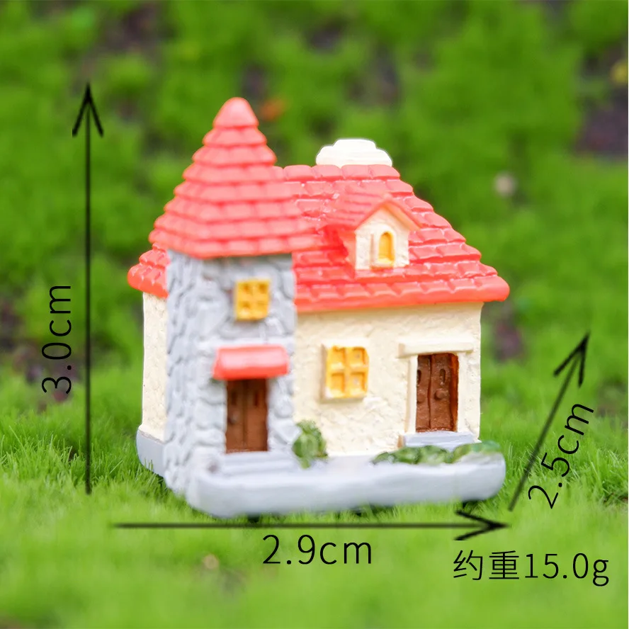 

Миниатюрный садовый дом из полимера