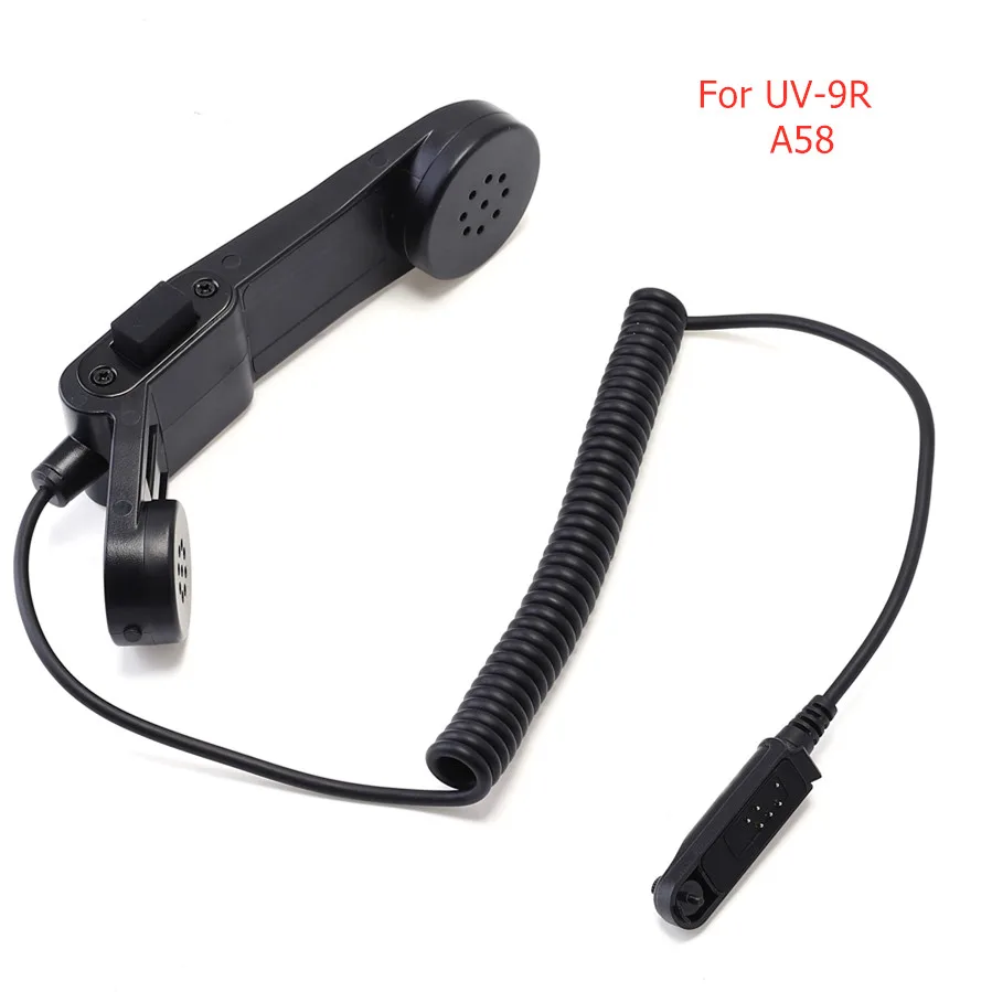 Walkie Talkie Handphone Mic Z-TAC Element H250 PTT Handle Grip Microphone For Baofeng UV9R UV-9R Plus UV-XR BF-A58 GT-3WP Radios