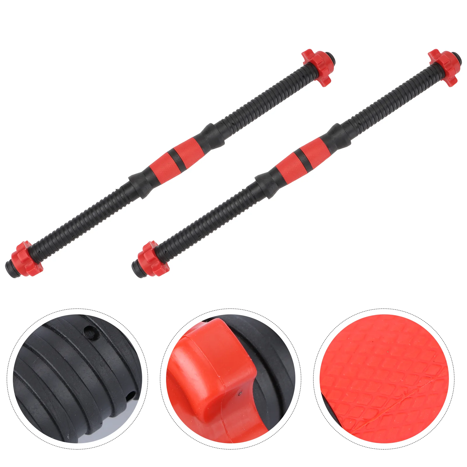 

2pcs Dumbbell Bars Durable Dumbbell Handle Dumbbell Bars Barbell Handle for Training Workout Gym