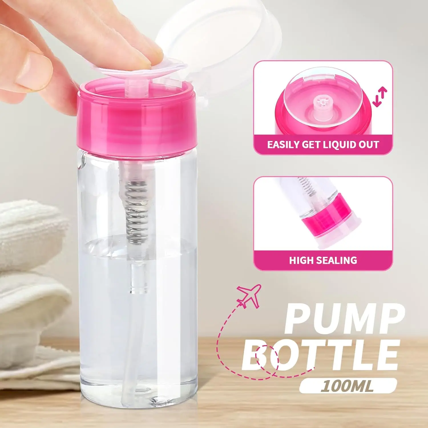 Набор инструментов для снятия геля с лаком ногтей зажимами подушечка бутылок