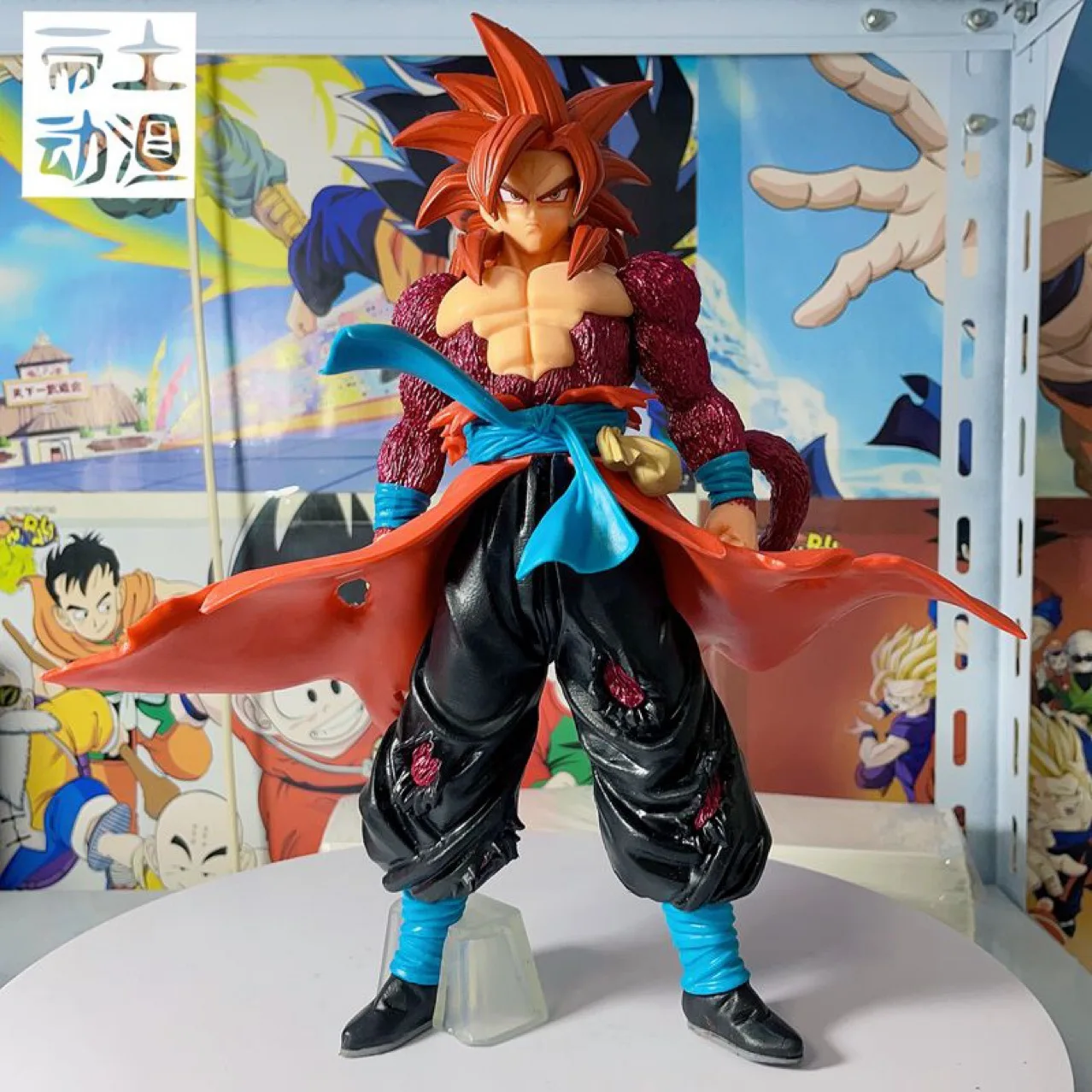 

Cartoon Anime Dragon Ball Figure SSJ4 Gogeta Super Saiyan Son Goku Vegeta Figurine PVC Collection Model Toys Statue Gifts