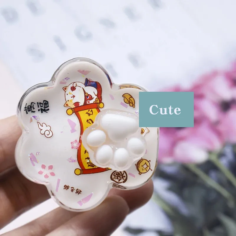 

Cat Claw Silicone Mold Quicksand Keychain Modeling DIY Tool Cute Claw Crystal Decorative Resin for Girls