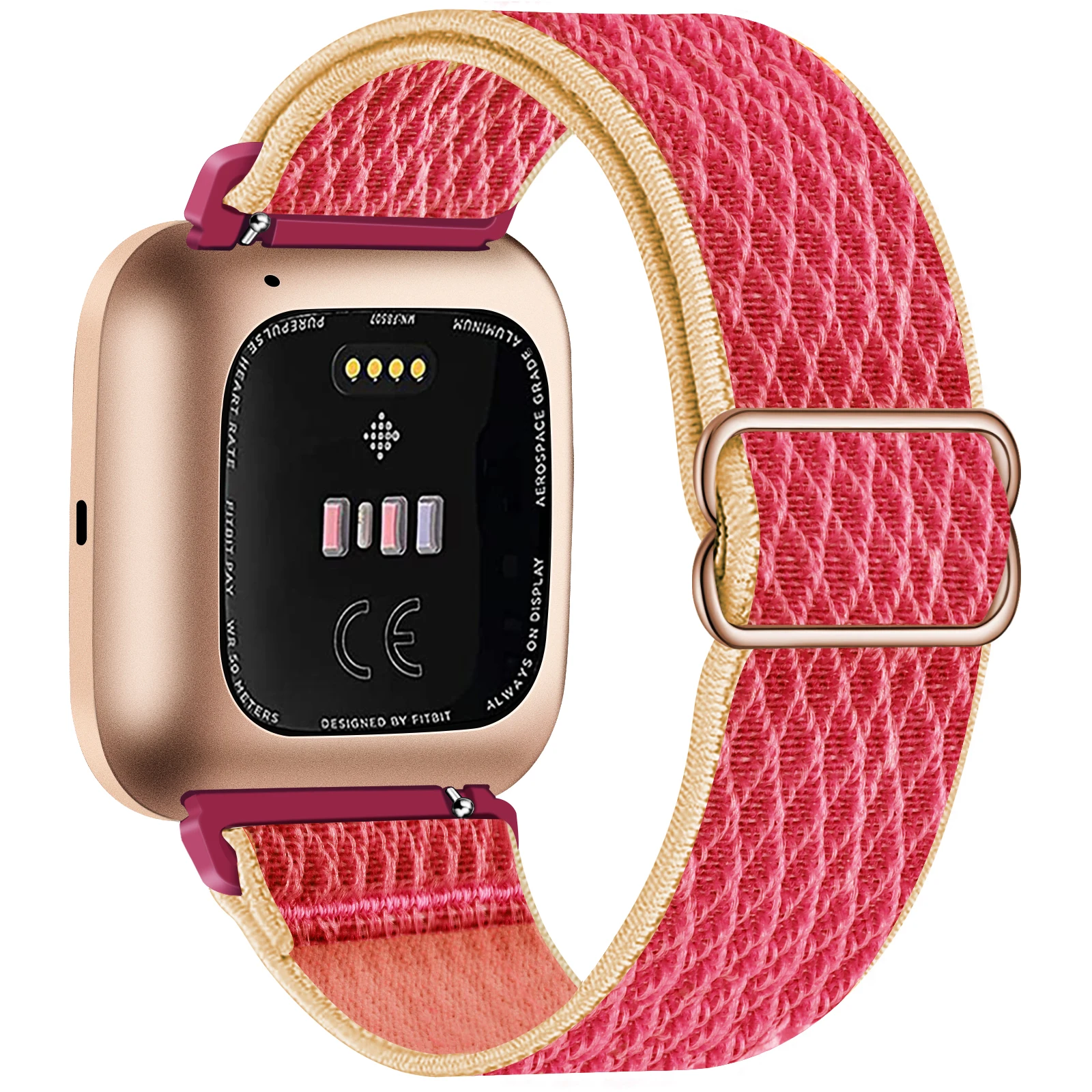 17pcs Nylon Buckle Elastic Strap For Fitbit Versa 2 1 Band Watchband Wristband Bracelet For Fitbit Versa Lite/ Versa 2 Strap