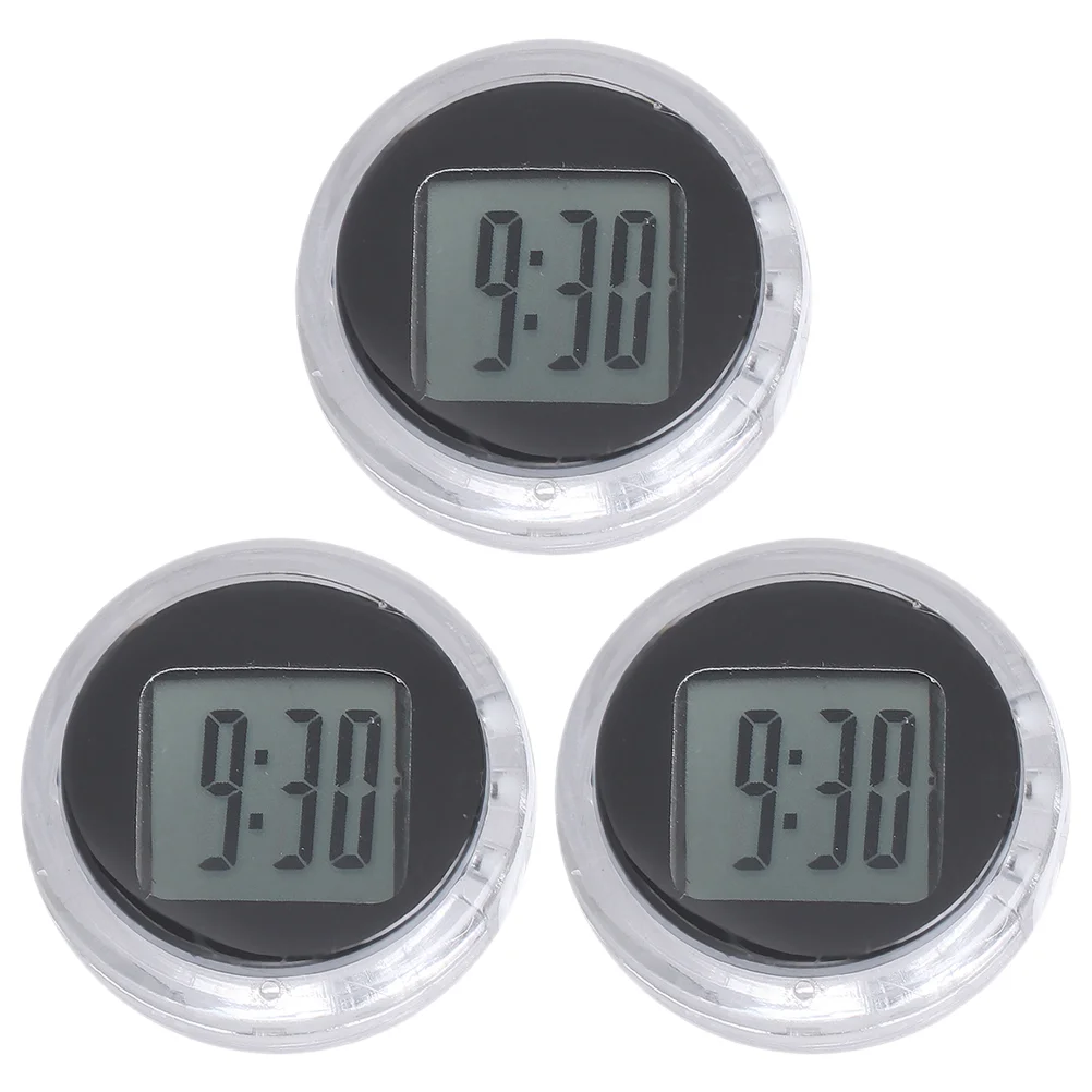 

3 шт., водонепроницаемые цифровые мини-часы для мотоцикла