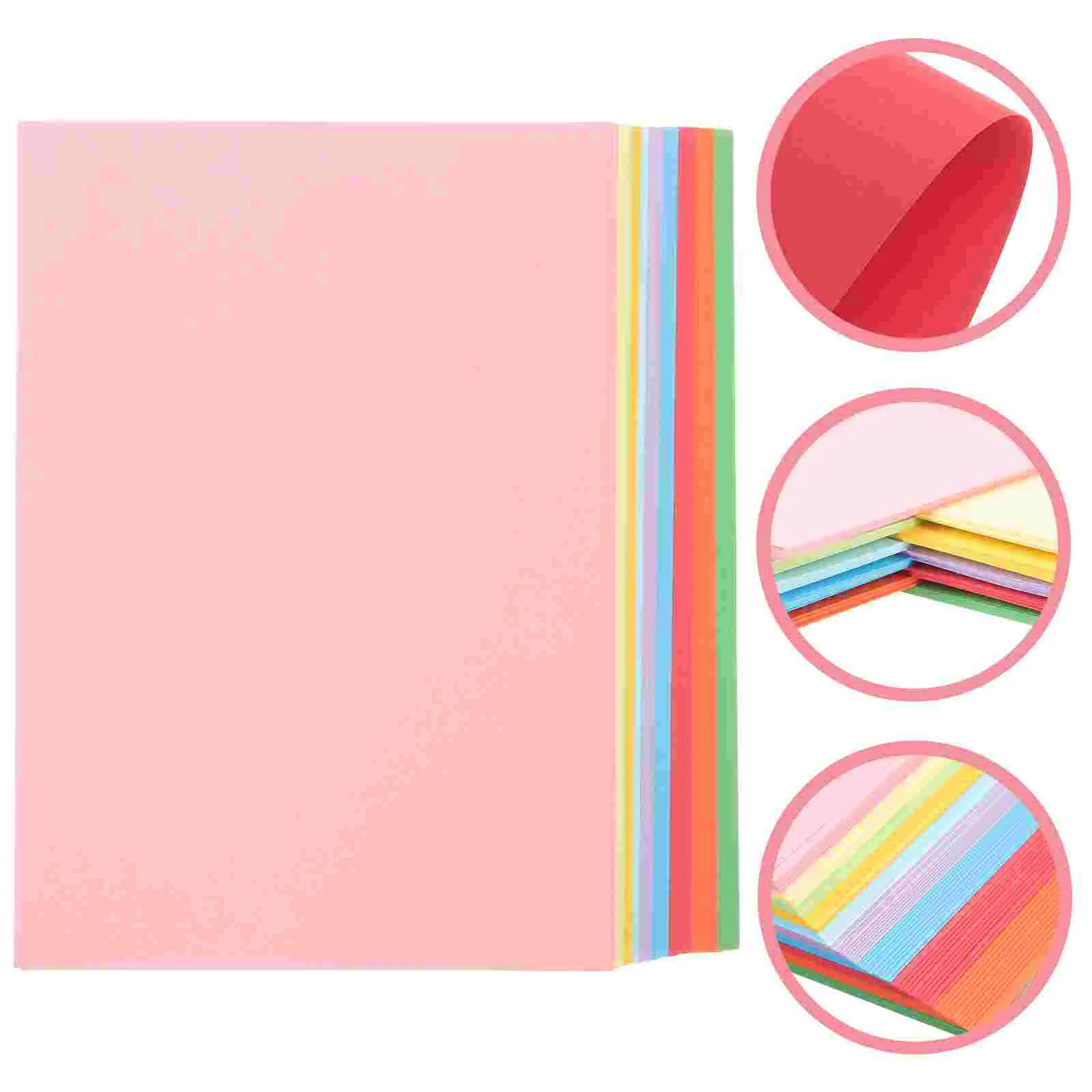 

100 Sheets Foldable Colorful Printing Paper Painting Papers Kids Painting Paper Colorful Folding Papers for Decorate