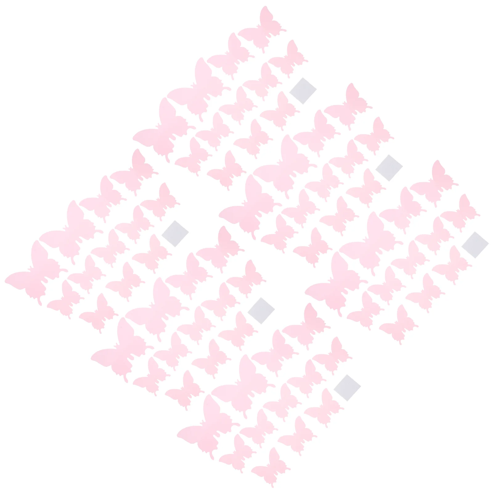 

72pcs Butterfly-shaped PVC Stickers Home Decors DIY Room 3D Wall Decals