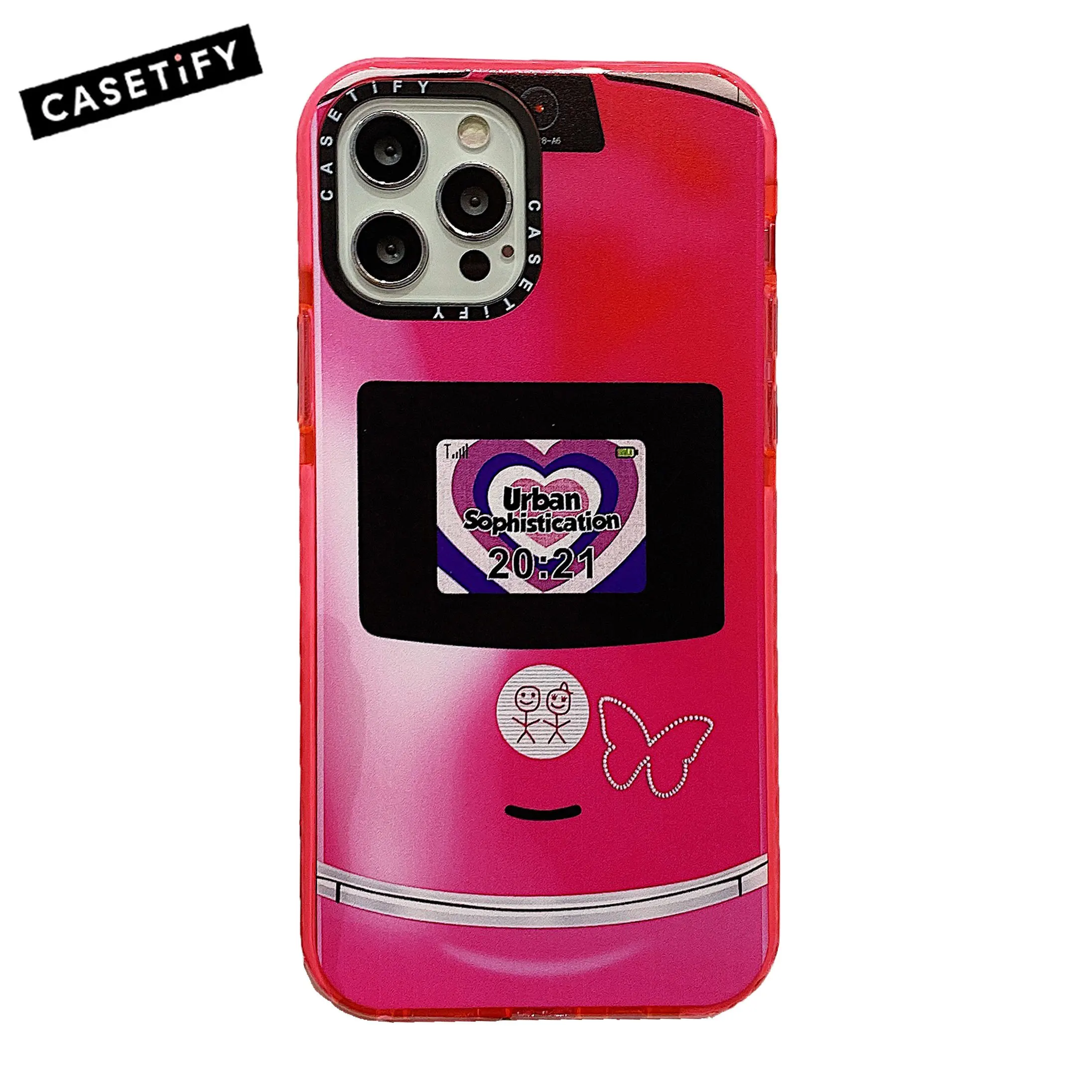 

Чехлы CASETIFY из ТПУ в форме сердца для iPhone 13 12 11 14Pro Max XR XS 14Plus, мягкий прозрачный чехол с защитой от падения для леди и девушек D0325