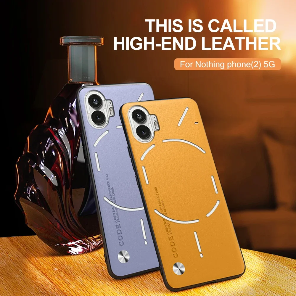 NothingPhone 2 Чехол Кожаный противоударный защитный чехол для телефона ничего 1 (2) (1)