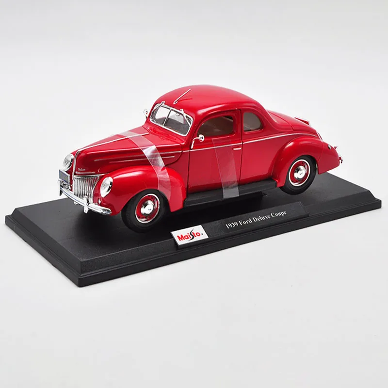 

Maisto 1:18 Scale 1939 Ford Deluxe Coupe Alloy Car Model Ornaments Gift