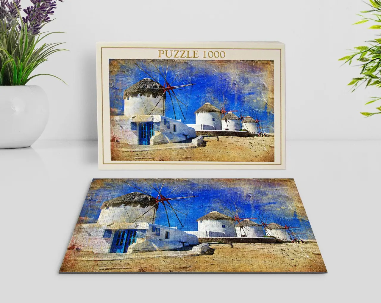 

BK домашний дизайн «масляная живопись» 1000 шт Профессиональный головоломки-2