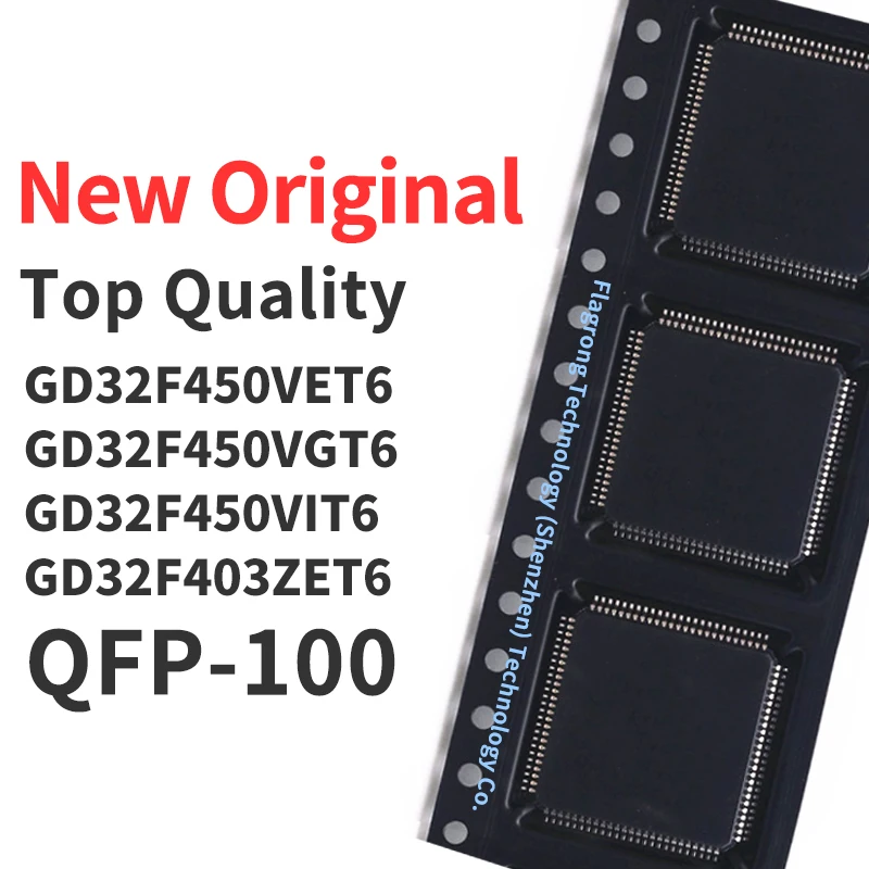 

1 PCS GD32F450VET6 GD32F450VGT6 GD32F450VIT6 GD32F403ZET6 QFP-100/144 Chip IC New Original