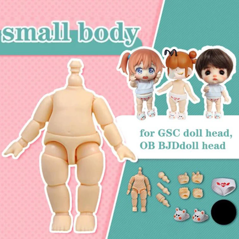 

Body Small Body Can Be Connected To BJD Doll Head GSC Doll OB Joint Body Movable Doll Accessories Shoes Clothes