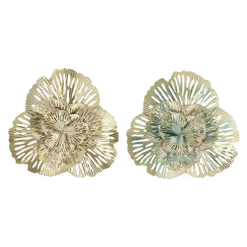 

Декоративная металлическая скульптура Ginkgo в виде цветка на стену, стильный современный аксессуар для кафе, спальни