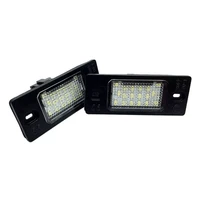 white led license plate lights lamp number parts replacement smd 6500k accessories for skoda fabia mk1 6y