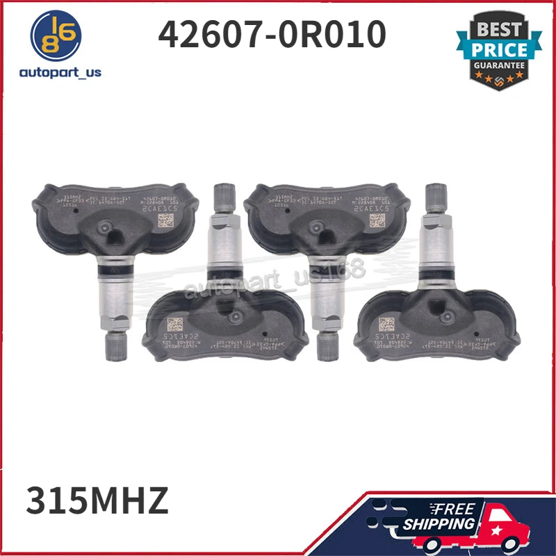 315 МГц TPMS датчик давления в шинах 42607-0R010 для Toyota Highlander 2014-2016 Toyota Highlander 2017-2020 Toyota RAV4 2013-2019