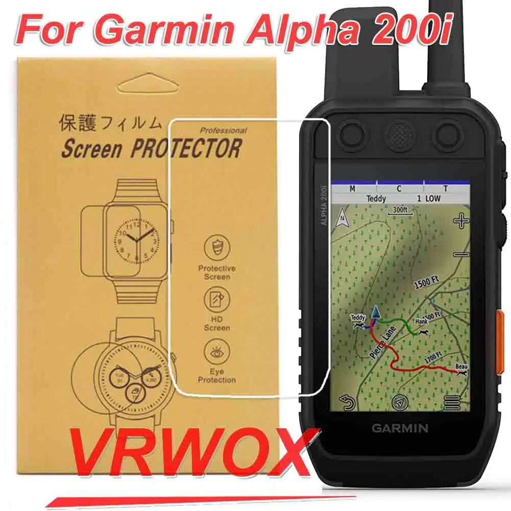 3Pcs Protector For Garmin Alpha 200 Alpha 100 GPS Track and Train Handheld TPU Shiled Film Nano Explosion-proof Screen Protector