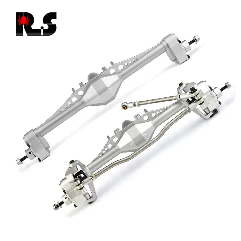 Передняя и задняя оси из алюминиевого сплава для радиоуправляемого гусеничного автомобиля 1/10 scx10iii осевой Каприс 1,9 неограниченная тропа Багги UTB Currie F9 обновление