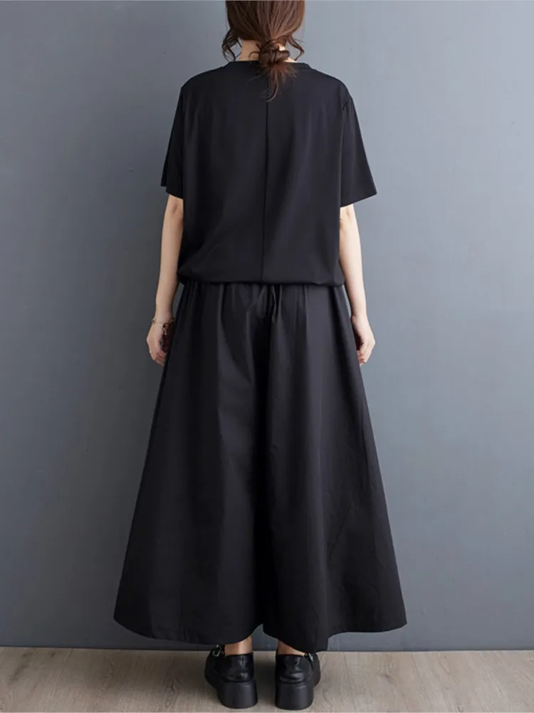 Женский комплект из 2 предметов блузка с коротким рукавом и цветочным принтом