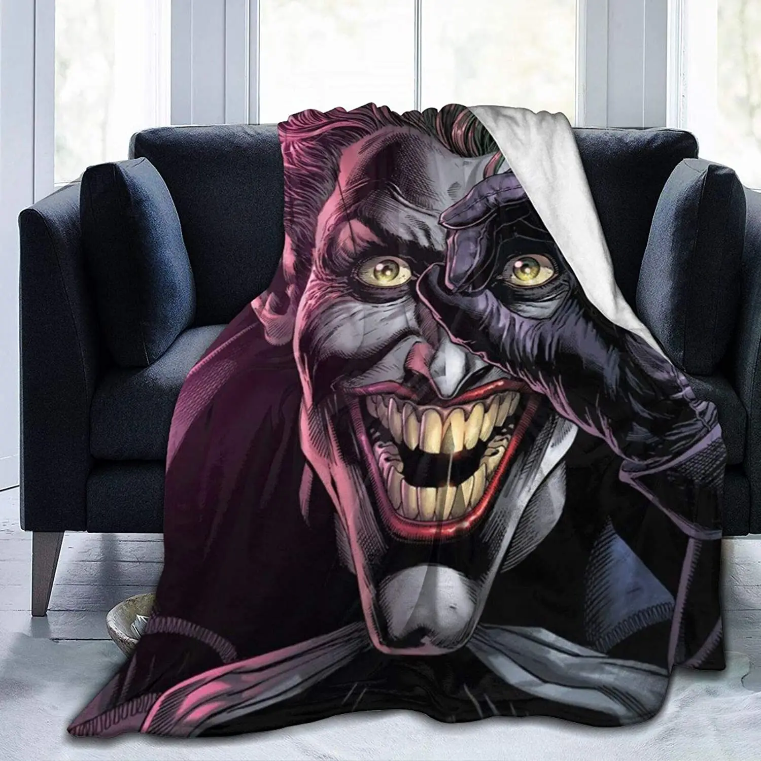 

Ультра-мягкое Флисовое одеяло Joker, всесезонное мягкое и теплое фланелевое одеяло для дивана, дивана, кровати, гостиной, уютное роскошное