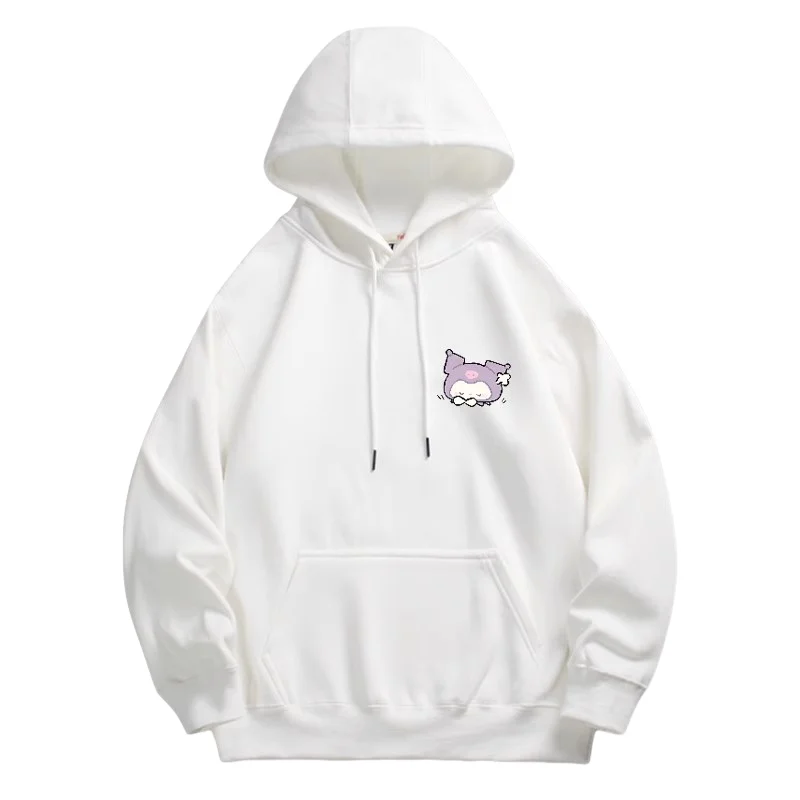 

Kawaii Sanrios Anime Series My Melody Cinnamon Kuromi Cartoon Couple Hooded Cotton Sweater Fall New Tide Hoodie Clothes