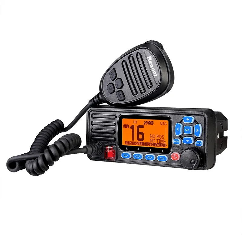 

RS509M Marine Radio VHF 159-162Mhz IPX7 Waterproof Weather Channel Alarm CSS GPS GLONAS Professional Boat Sea Wireless Intercom