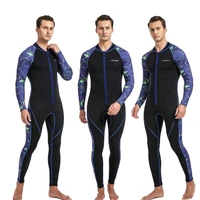 fundivers neoprene wetsuit for men long sleeve swin suit camo 3mm diving clothes scuba watersports gear