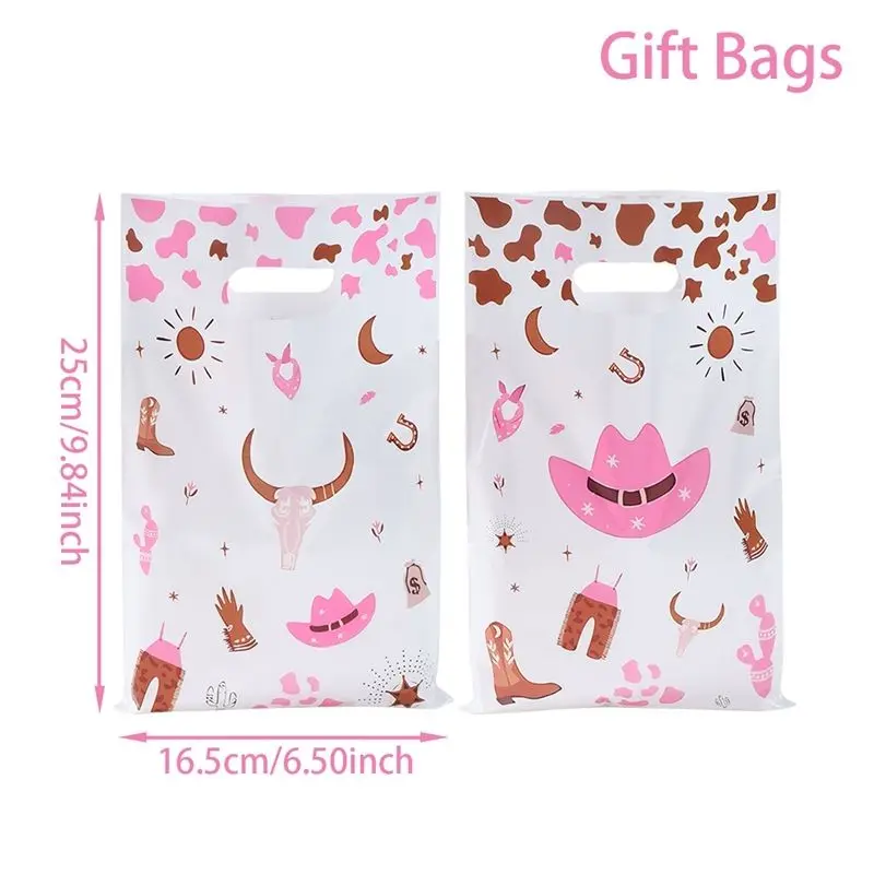 

10/25/50 шт., ковбойский ковбойский подвесной подарочный пакет, коровья шляпа, подкова, сумка для конфет, торта, сумка, декор для дня рождения, девичника