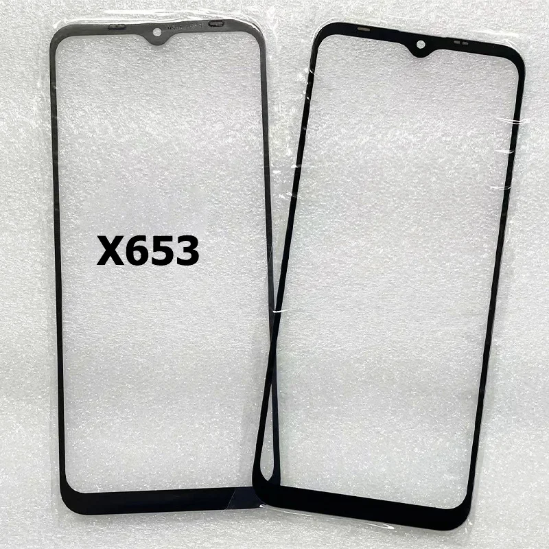 

10 шт. черный стеклянный экран для Infinix Smart 4 стеклянная линза внешняя Передняя панель запасные части