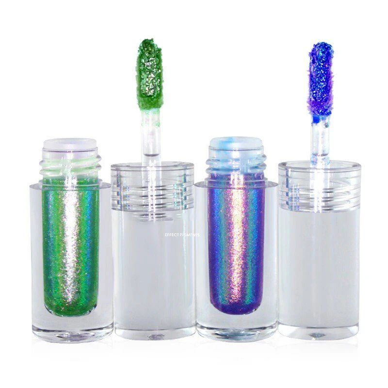 Многохромированные смещающие пигменты жидкие тени для век хамелеон стойкие