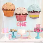 Бумажный фонарь в форме гриба, подходящий для украшения дня рождения