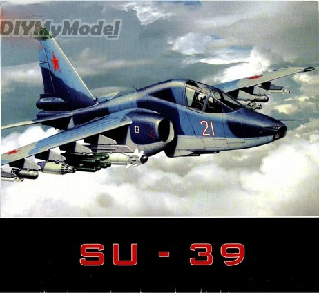 

DIYMyModeI Su39 белый медведь с лицом весь день атаки самолета DIY Бумажная модель ручной работы набор игрушек ручной работы пазлы подарок кино рекв...