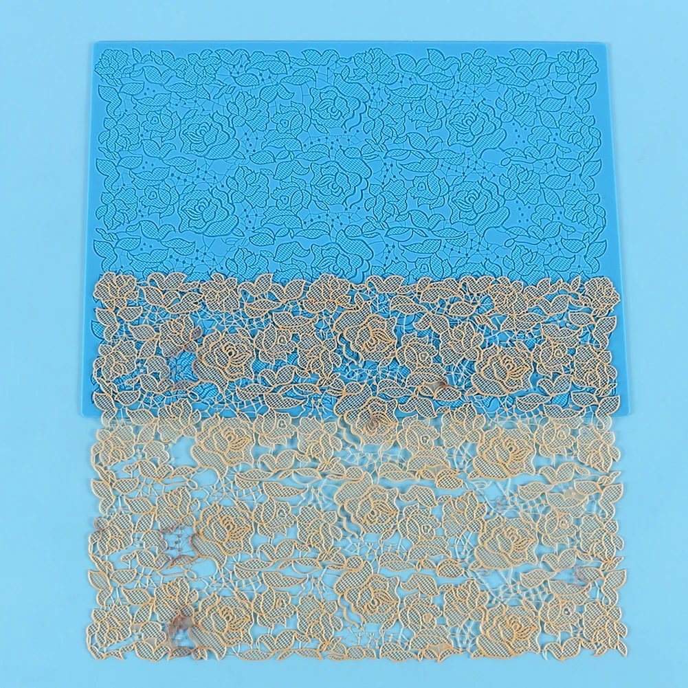 

Силиконовая форма 4 стиля, рельефная форма для торта с кружевом и помадкой, кружевной коврик для украшения торта из сахара, кружевной коврик ...