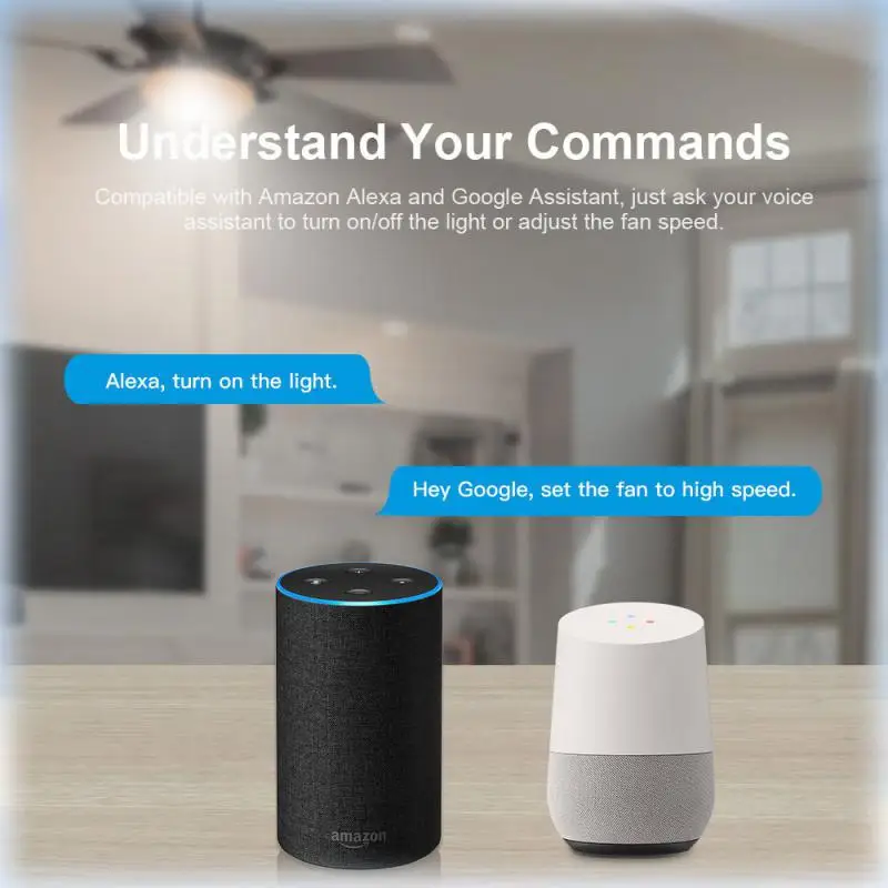 Умный потолочный вентилятор SONOFF IFan04 с Wi-Fi и стандартным контроллером RF 433 МГц