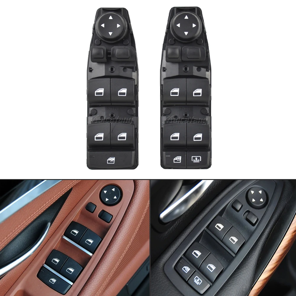 Для BMW 5 6 серий F06 F07 F10 F11 X3 F25 автомобильный водитель боковой стеклоподъемник Переключатель Главная Кнопка управления 61319241956 61319241955