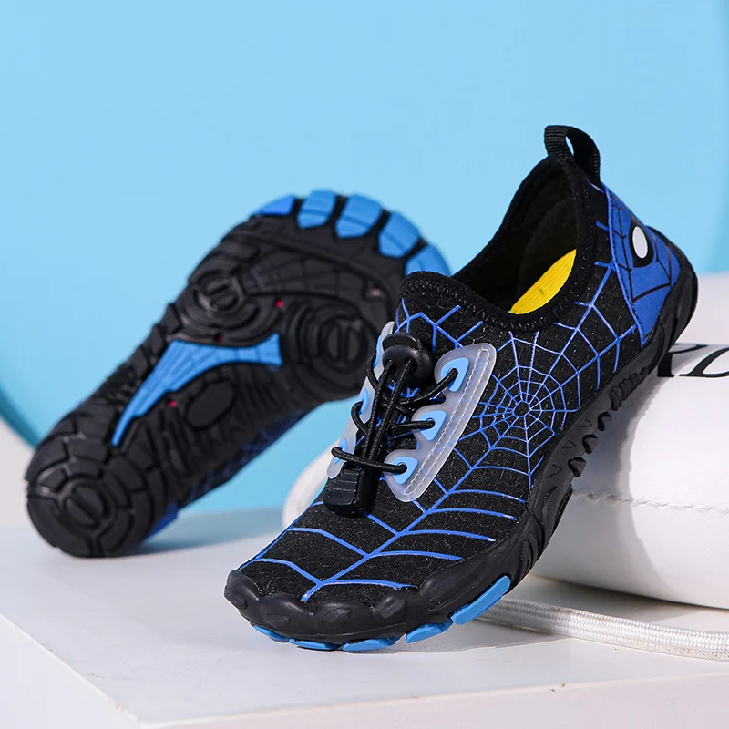 Summer Kid's Breathable Aqua Shoes Boys and Girls Swimming Shoes Quick Dry Wading Shoes Outdoor Children Upstream Water Shoes