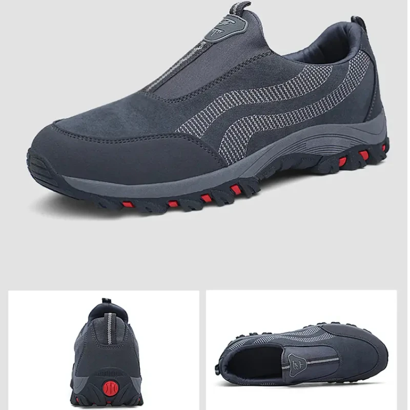Hiking Shoes for Men Women Slip-On Non-Slip Casual Sports Shoes Comfortable Workout Walking Sneakers Lightweight Breathable