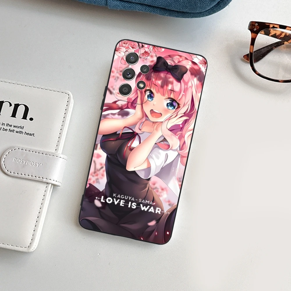 Чехол для мобильного телефона Kaguya Sama Chika Samsung Galaxy A91 73 71 70 54 53 52 34 24 23 21 S 5G Черный