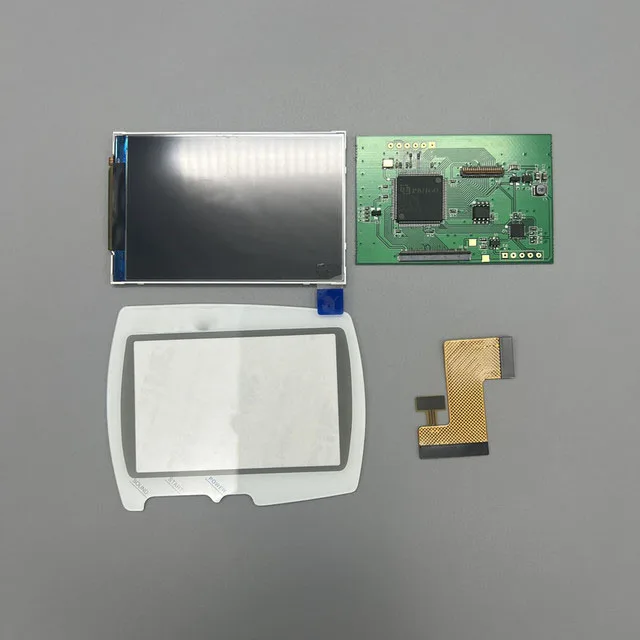 Replacement repair WSC IPS LCD Screen DIY Kit Backlight Brightness For Wonder Swan Color WSC