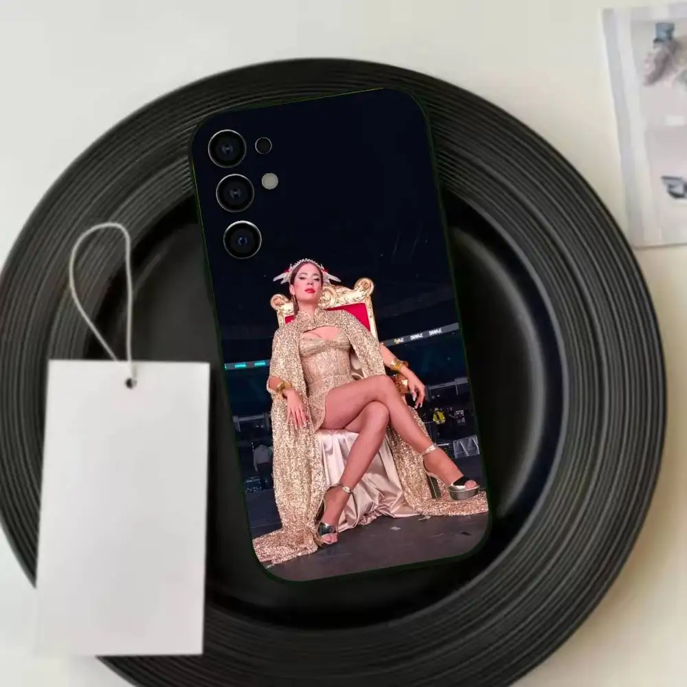 Фото Чехол для телефона Yeimy-La Reina Del Flow -ES, черный, мягкий, для Samsung S24, S23, S21, S22, S30, S20 Ultra Plus №5