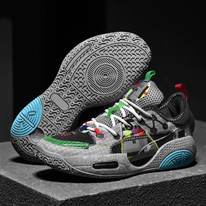 Lightweight Cushioning Sports Shoes Outdoor Non-slip Athietic Breathable Mesh Chunky Sneakers