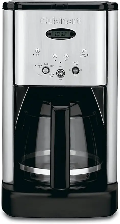 

DCC-1200P1 Brew Central 12-Cup Programmable Coffeemaker Coffee Maker, Carafe, Brushed Chrome