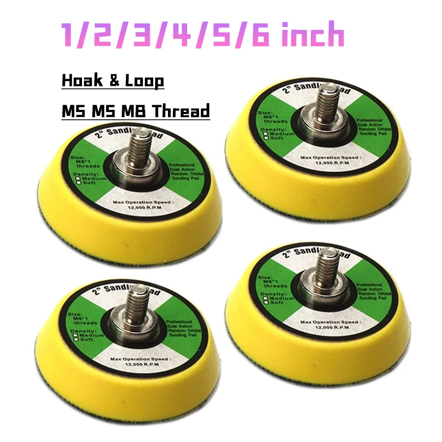 

Шлифовальные диски на липучке 1/2/3/4/5/6 дюймов