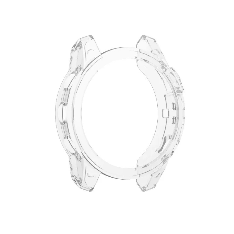 Soft TPU Protective Case For Garmin Fenix 7 7S 7X Smartwatch Bumper Frame Clear Shell For Fenix7 7X 7S Hollow Protective Cover