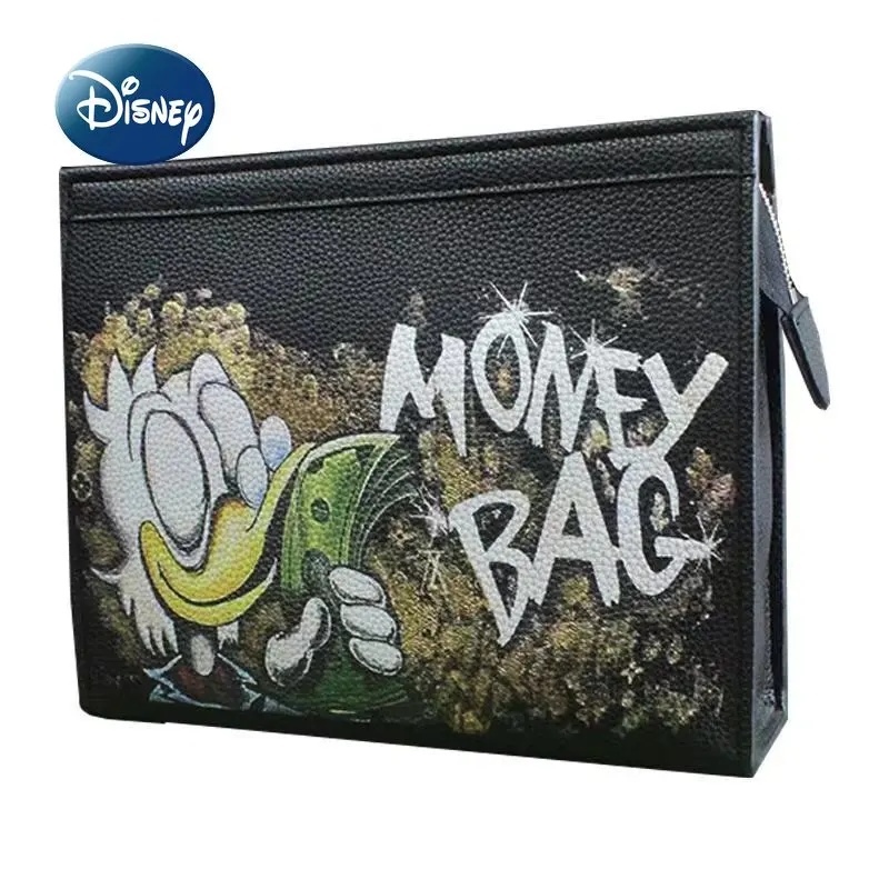 Disney Donald Duck New Handbag Fashion Men's One Shoulder Crossbody Bag Luxury Brand Women's Bag Large Capacity High Quality