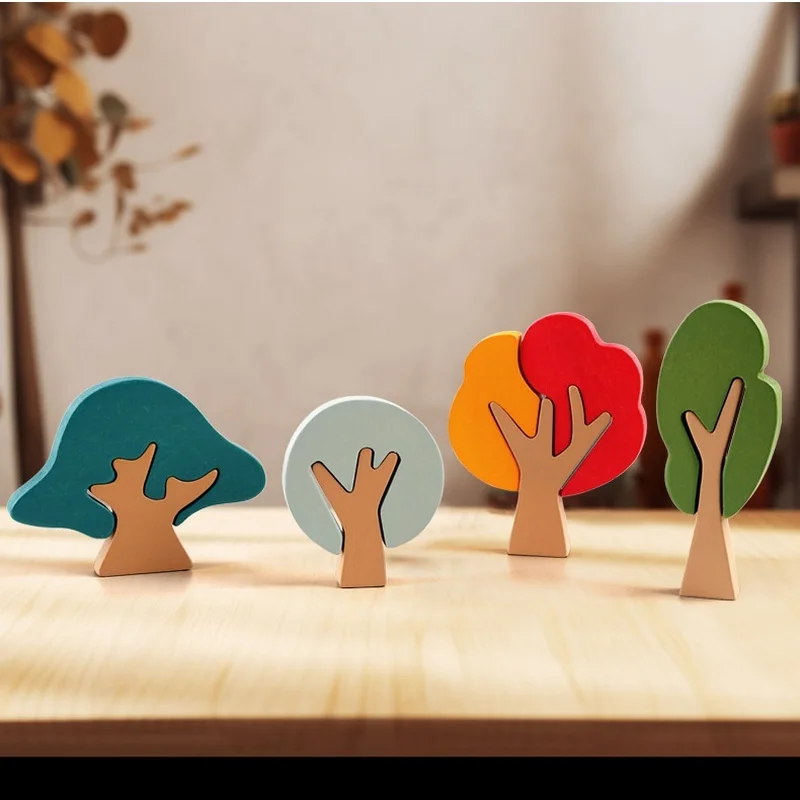 

Детский Деревянный конструктор в виде дерева